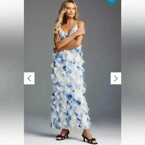 open lace back dress Ulla Johnson Carina Dress Hibiscus main image 0